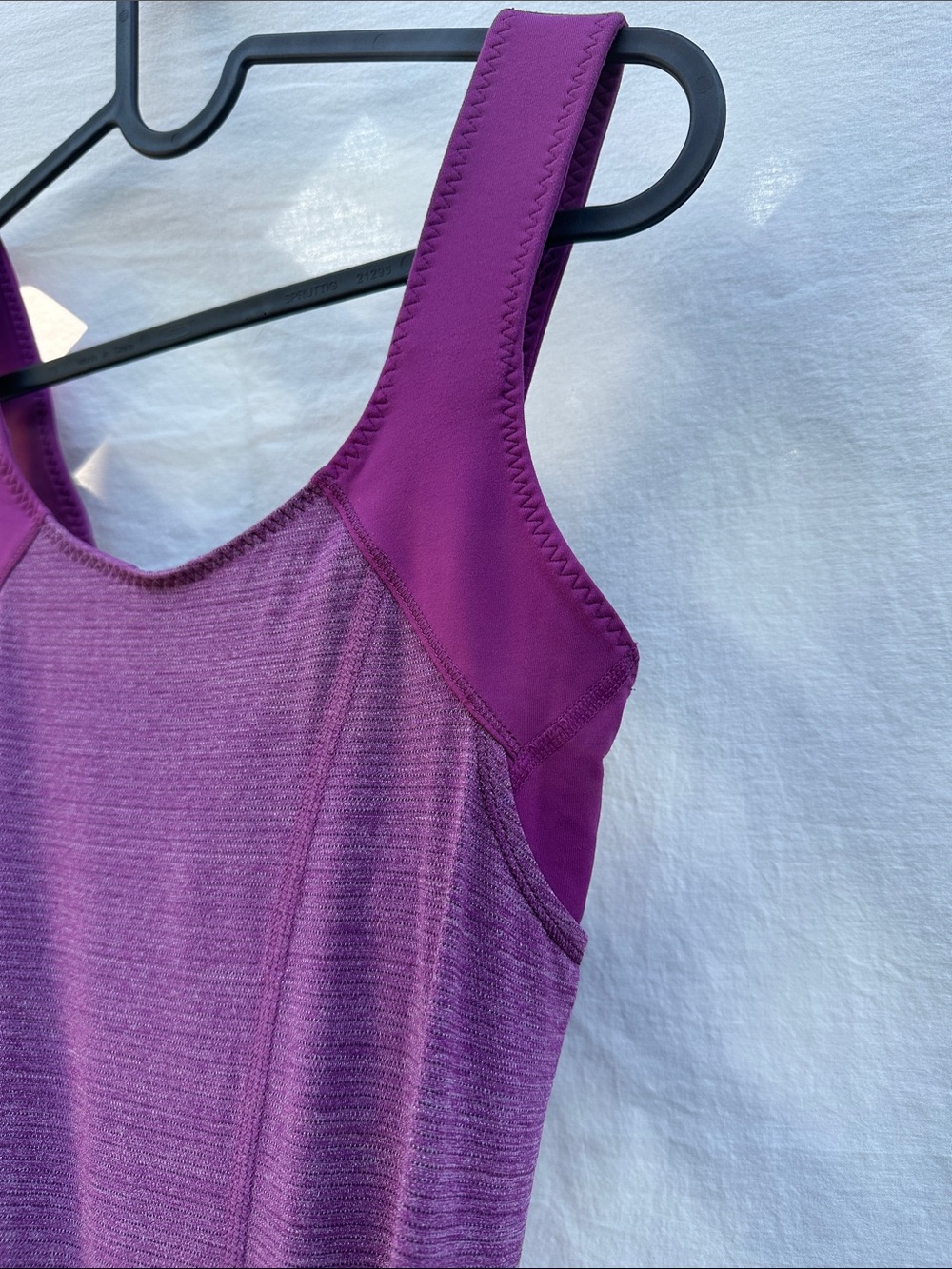 Lululemon Purple Ruffle Hem Tank Top - Picture 3 of 6